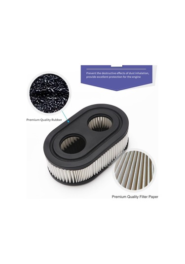 Dianziye Briggs & Stratton 550e-550ex 09p000 Motor Hava Filtresi + Ön Filtresi Seti 593260 798452 4247 5432 5432k Uyumlu - Motor Koruması Ve Ömür Uzatma