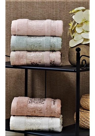 ANNEM MİSS BAMBOO 50X90CM. ÇEYİZLİK  EL&YÜZ 6'LI LÜKS HAVLU SETİ