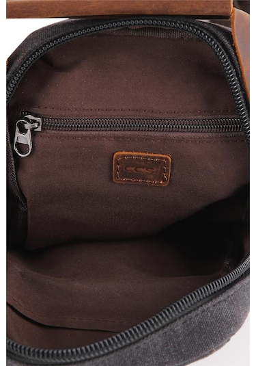 Ççs 51396 Kanvas Omuz Askılı Çapraz Çanta Siyah