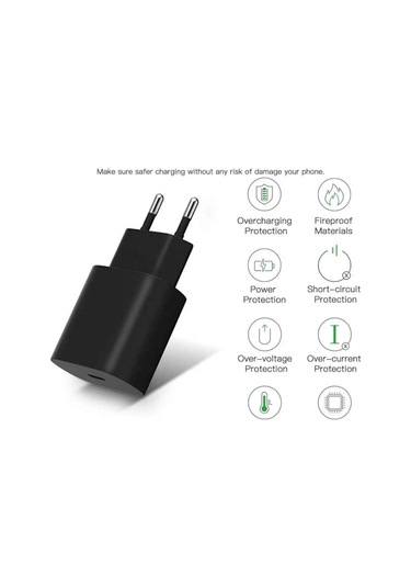/nn/25w, Samsung Hızlı Şarj Adaptörü Ve Usb-c Kablosuyla Uyumludur 2m, 1 Paket 1 Paket Samsung 25w Siyah 1-p
