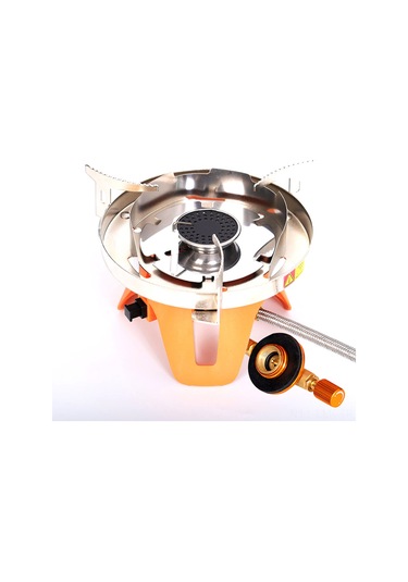 Xindoker Taşra Kamp Ocakları: Taşra Kullanıma Uygun, Rüzgar Engeli, Taşınabilir Çalışma, Dış Gazi Tankı Bağlantılı, Tek Ocaklı Ve Rüzgar Paneli Set A/b Seçenekli Çok Renkli