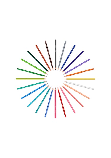 Bic Kids Evolution Metal Tüp Kuru Boya Kalemi 24 + 1'li