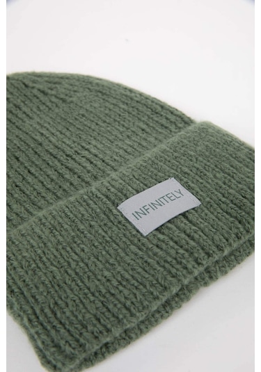 Defacto Erkek Dokuma Etiketli Bere U9177AZ24WNGN470 Yeşil