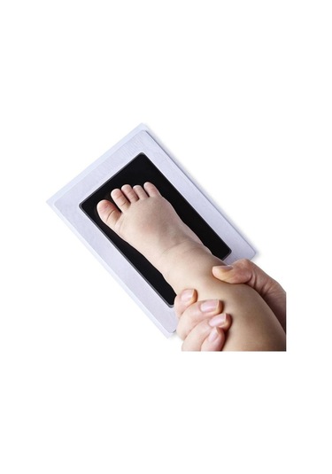 Bebek El Ayak İzi Fotoğraf Hatıra Çerçevesi Seti Mürekkepsiz Baskı Kiti Anı Çerçevesi Çok Renkli