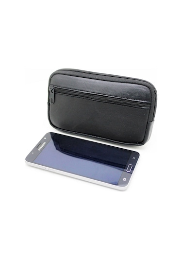 PENTA PPOLO HAKİKİ DERİ TELEFON VE AKSESUAR BEL ÇANTASI