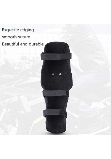 Flybuy Pro-bikerker Rh-1010 Motosiklet Sıcak Tutma Anti-düşme Paslanmaz Çelik Koruyucu Dişli Dizlik + Dirseklik Siyah