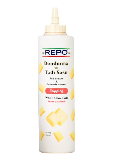 Repo Beyaz Çikolata Topping Dondurma ve Tatlı Sosu 1 KG