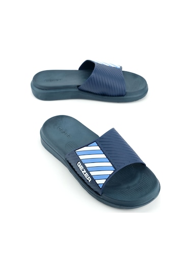 Gezer Yazlık Erkek Eva Ev Banyo Bahçe Havuz Plaj Terlik Lacivert