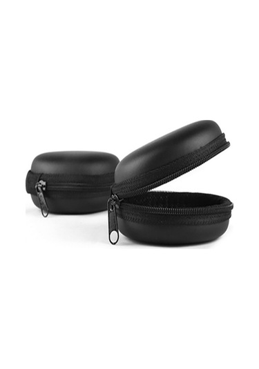 Createtech Kulaklık & Bozuk Para Çantası - Hafıza Kartı & Usb Düzenleyici - Çok Amaçlı Saklama Alanı Bej Bej