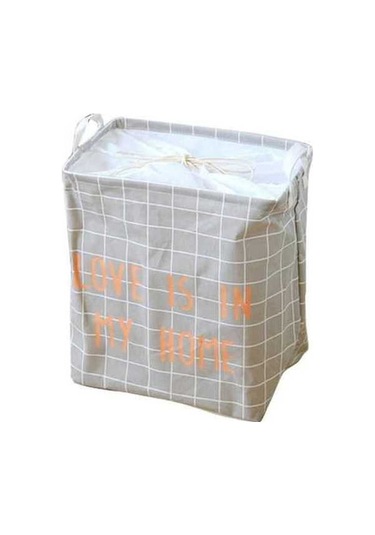 Willowhaven İskandinav Tarzı Katlanabilir Depolama Sepeti, Siyah Gri Giysi Kutusu, 25x25x40cm Dolap Düzenleyici DiğER