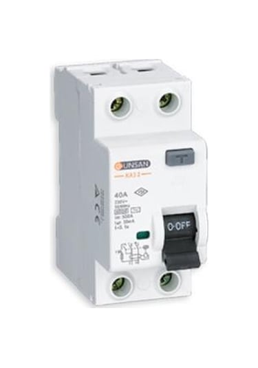 Günsan Yangın Koruma Rölesi 1X40A 300MA Gün-Ka 2-40300