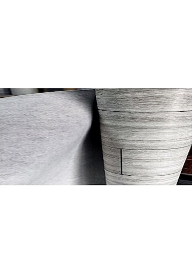 Parke Desen Zemin Muşambası Keçeli Gri Renk Kaliteli Mineflo Pvc Zemin Kaplama Gri