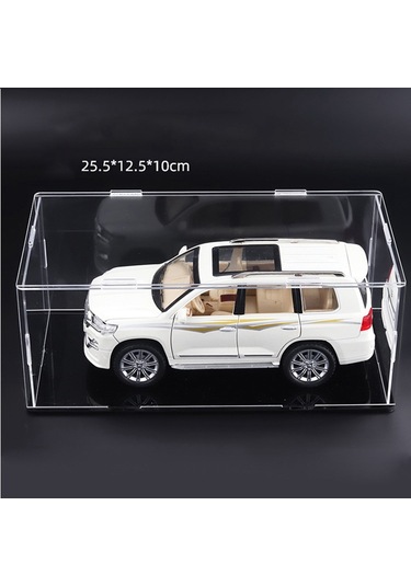 Anjiexun 1:24 Pres Döküm Oyuncak Araba İçin 1 Şeffaf Dolap 25,5x12,5x10 Cm Diğer