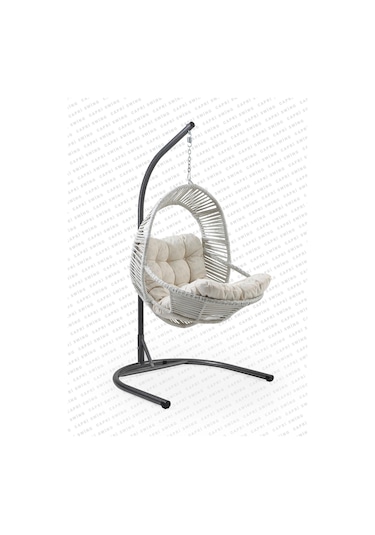 Capri Swing Nobel Tekli Rattan Bahçe Balkon Salıncağı 001