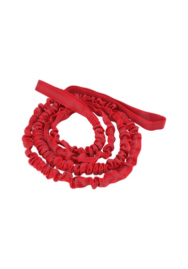 Geeroyoo Kırmızı Nilon Bisiklet Çekme Kordonu - 2.7m Doğal Uzunluk, 4.5m Maksimum Genişleme - Hızlı Kurulum, Taşınabilir Outdoor Aile Kullanımı Bisiklet Çekici Ip Kırmızı