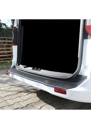 Ford Courier Mat Siyah Arka Tampon Eşiği Koruma 2014 Ve Sonrası