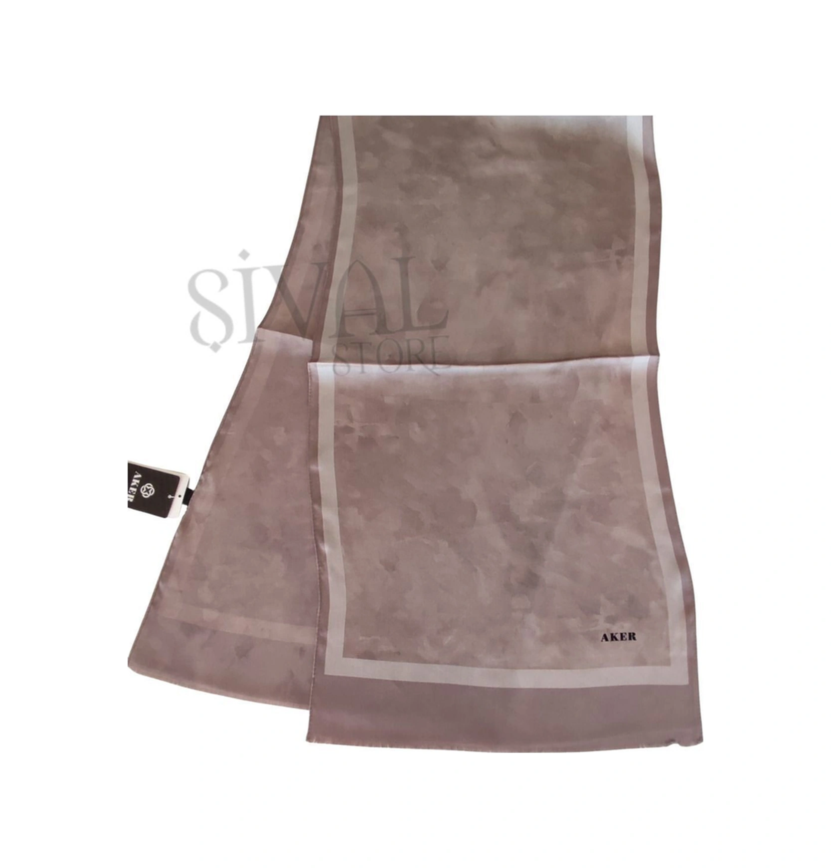 Çakıltaşı Aker İpek Jakar Fular 331 Kahverengi