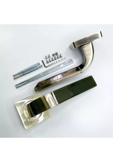 Vettore İç Mekan Kapısı İçin Bronz Renkli Olarak Ayrı Tabanlı Kapı Kolu 217137043