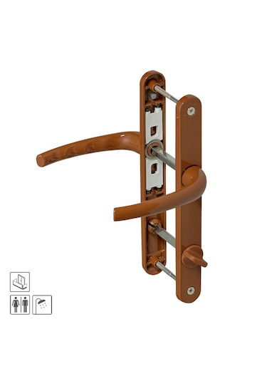 Pimapen Pvc Alüminyum Çift Taraflı Metal Kapı Kolu Wc Altınmeşe