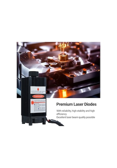 Novahub Lazer Gravür Modülü Optik Fokuslu Laser Engraving Module 3pın Interface 450nm 500mw Module Hea