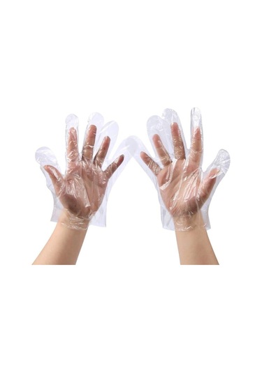 Şeffaf Poşet Eldiven Hışır Eldiven 500 Adet L