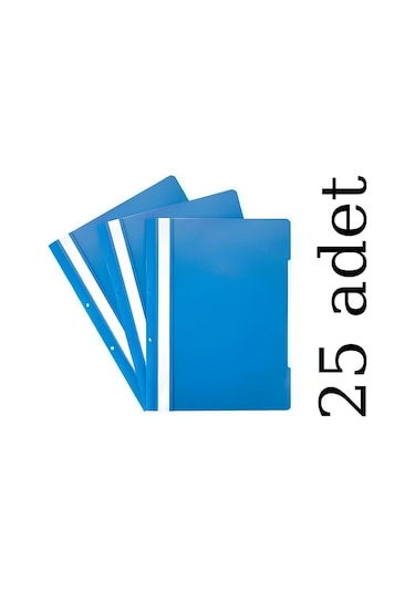 N'pratik 25 Adet Extra Mavi Telli Dosya Seti - Pratik Ve Dayanıklı Belge Düzenleyici