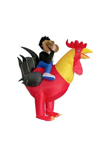 Şişme Horoz Kostüm, Şişme Süslü Elbise Ve Cadılar Bayramı