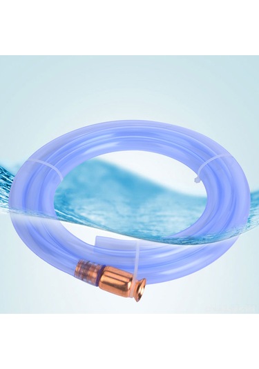 Lemestar 6 Ft Transparan Pvc Anti-statik Sifon Borusu, 1/2 İnç Çap, Hızlı Akışlı, Benzeri Kendiliğinden Fırtınalı Yakıt-su Transferi