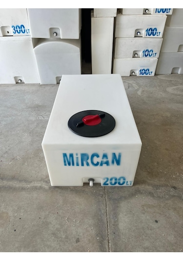200 Lt Kare Su Deposu Tankı Bidonu Karavan
