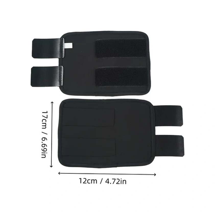 Gateesat Siyah 2li Orta Boy Köpek Dizlik Seti - Yaralanma Burkulma Koruma