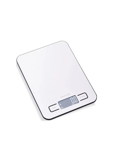 Korkmaz A554-02 Silvera Mutfak Terazisi Beyaz