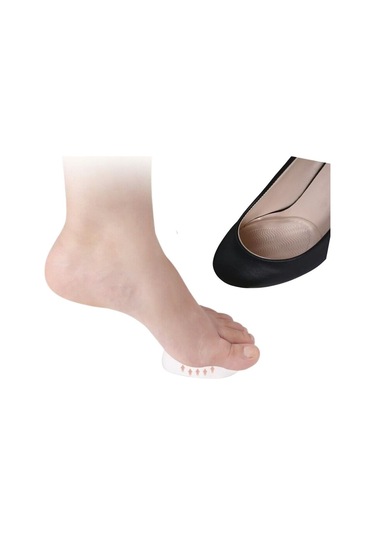 1çift Topuklu Kadın Ayakkabısı Için Kaydırmaz Şeffaf Jel Silikon Kendinden Yapışkanlı Tabanlık