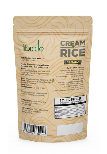 Fibrelle Rice Cream Muz 1 Kg