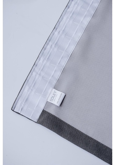 Terra 140x270 Cm 2 Adet Blackout Fon Perde Gri