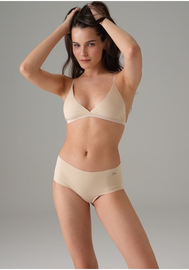 Doreanse Kadın Lazer Kesim Dikişsiz İnvisible Külot Slip 6163-siyah Siyah