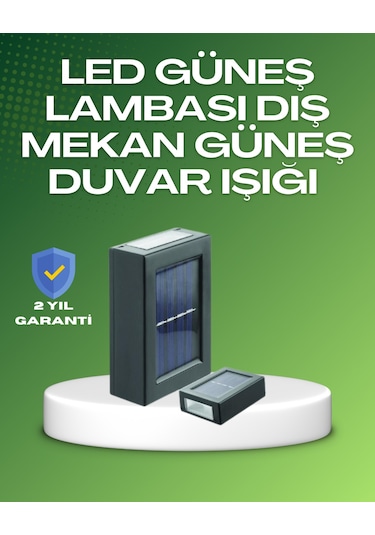 Nrzsnt Dış Me Güneş Paneli İle Aydınlatma Lambası