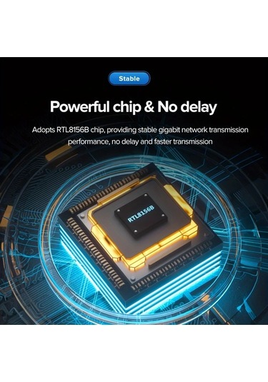 Xuweiwei Llano Lcn2500g Usb 3.1 Rj45 Gigabit Ethernet Adaptör Oyun Ve Canlı Yayın İçin Uyumlu