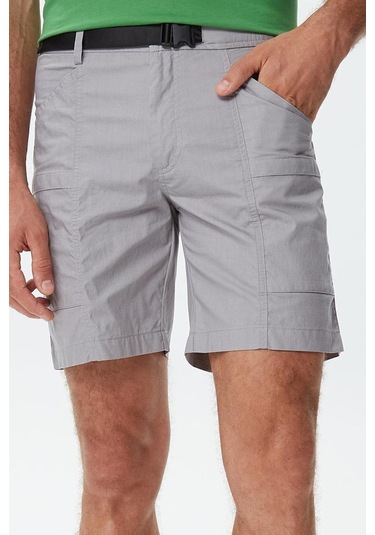 Lacoste Men's Regular Fit Cotton Bermuda Shorts Grey Erkek Pamuklu Bermuda Şort Gri