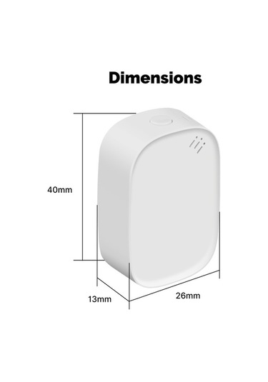 Fortunelane Zigbee Akıllı Ev Sıcaklık Ve Nem Sensörü - Uzaktan Kontrol, Mobil Uygulama Veri Takibi, Ev Otomasyonu Entegre Edilebi