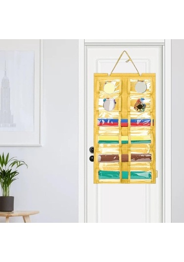 Pazly Suntek Karate Kemer Sergileme Rafı - Boks, Judo, Muay Thai Sarı Renk Sarı