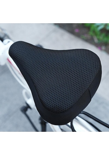Novahub Mor Bisiklet Sele 3d Yumuşak Bisiklet Koltuğu Kapağı Bisiklet Silikon Koltuk Minderi Bisiklete Binme Mor Mor