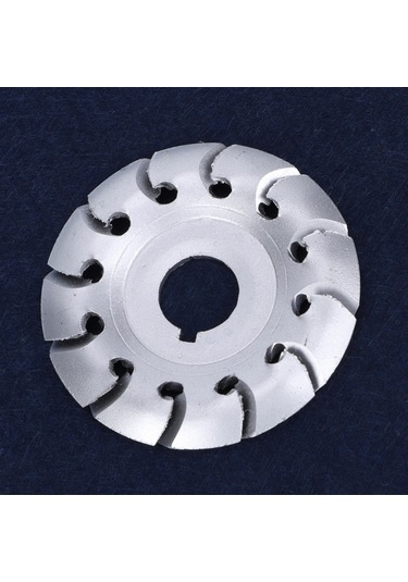 Maiyame Mangane Çelik Açı Gönüllü Uç Parçası 12 Dişli Ahşap Oymacılık Bıçağı 65x16mm Gümüş Dayanıklı Malzeme Kaldırma Ve Şekillendirme