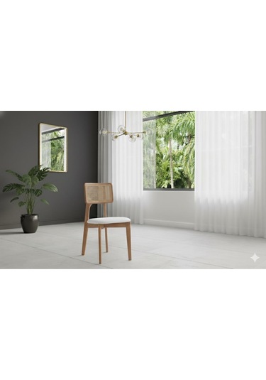 Marel 4 Kişilik Açılır Yemek Masası Takımı Modern Ve Şık Tasarım Naturel Beyaz