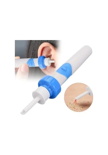 Wezone Kulak Temizleyici Elektrikli Yumuşak Uçlu Sünger Emici, Güçlü Emme, Sessiz Çalışma, Profesyonel Kulak Mumu Kaldırıcı, Taşınabilir Kişisel Bakım Aleti