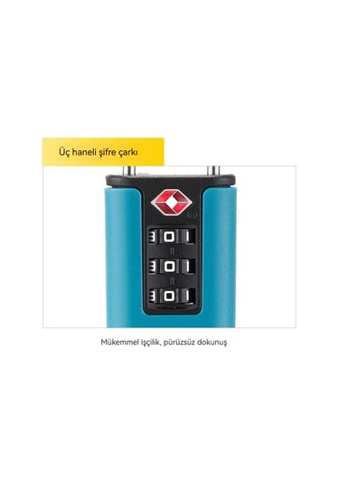 Pazly--ıki Yeni Dış Mekan Ev Seyahat Bagajı Şifreli Kilit Yeşil