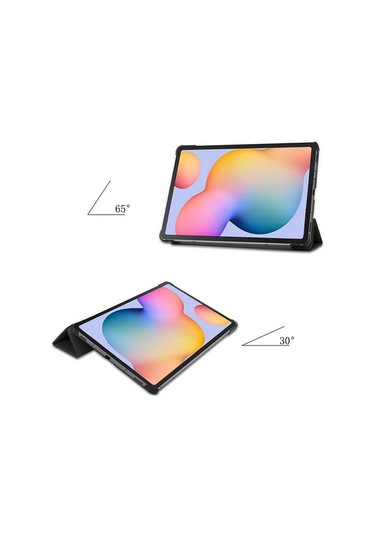 Samsung Uyumlu Galaxy Tab S7 T870 Zore Smart Kapak Standlı 1-1 Kılıf-Pe