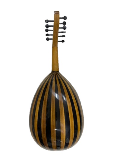 Üst Kalite Ud Kanada Kapaklı Kenar İşlemeli Ceviz-siyah Maun