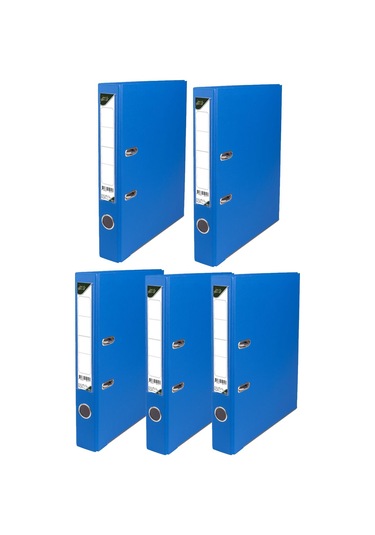 Gen-of Plastik Klasör Dar Mavi 5 Li