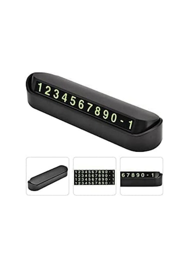 Araç Torpido Üstü Aç Kapa Numaratör Mıknatıslı Fosforlu