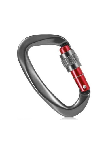 Besthome1 25kn Vidalı Kilitli Karabina, 2500kg Kapasiteli, Dayanıklı Alüminyum, Kamp & Tırmanış İçin Uygun